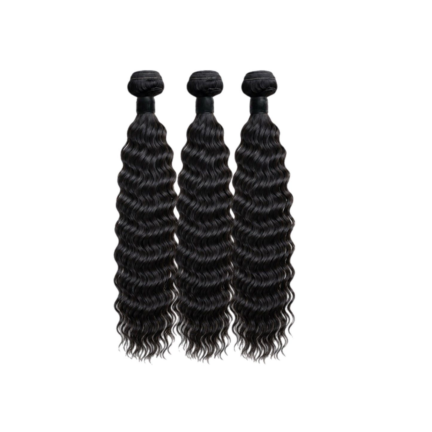 GLOSSY HAIR DEEP WAVE BUNDLE DEAL (SHIPPING)